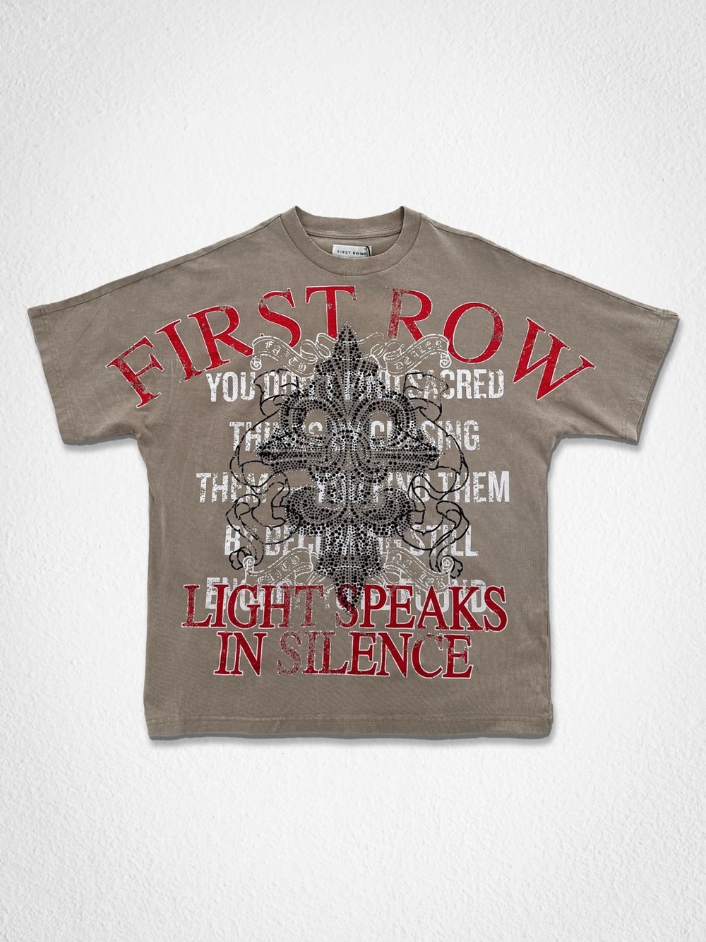 LIGHT SPEAKS IN SILENCE TEE - UNISEX - SMALL - Picture 1 of 2